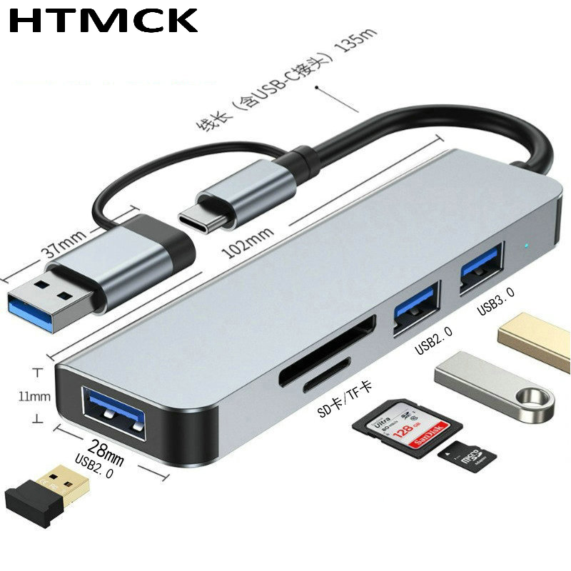 Home Assistant Sd - 8'i 2'de USB C Hub Çoklu