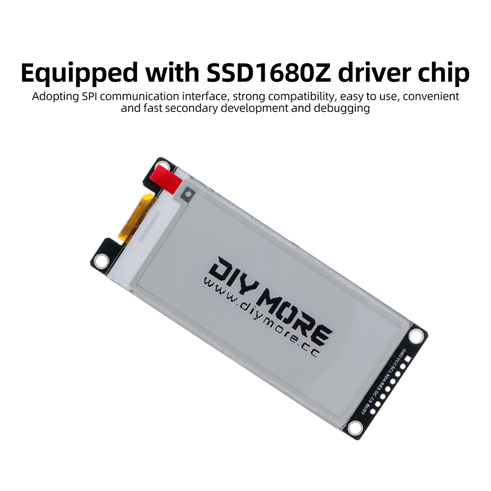 2,9'' Siyah Beyaz Kırmızı Sarı - Display Epaper 2.9 incelemesi ve fiyatı