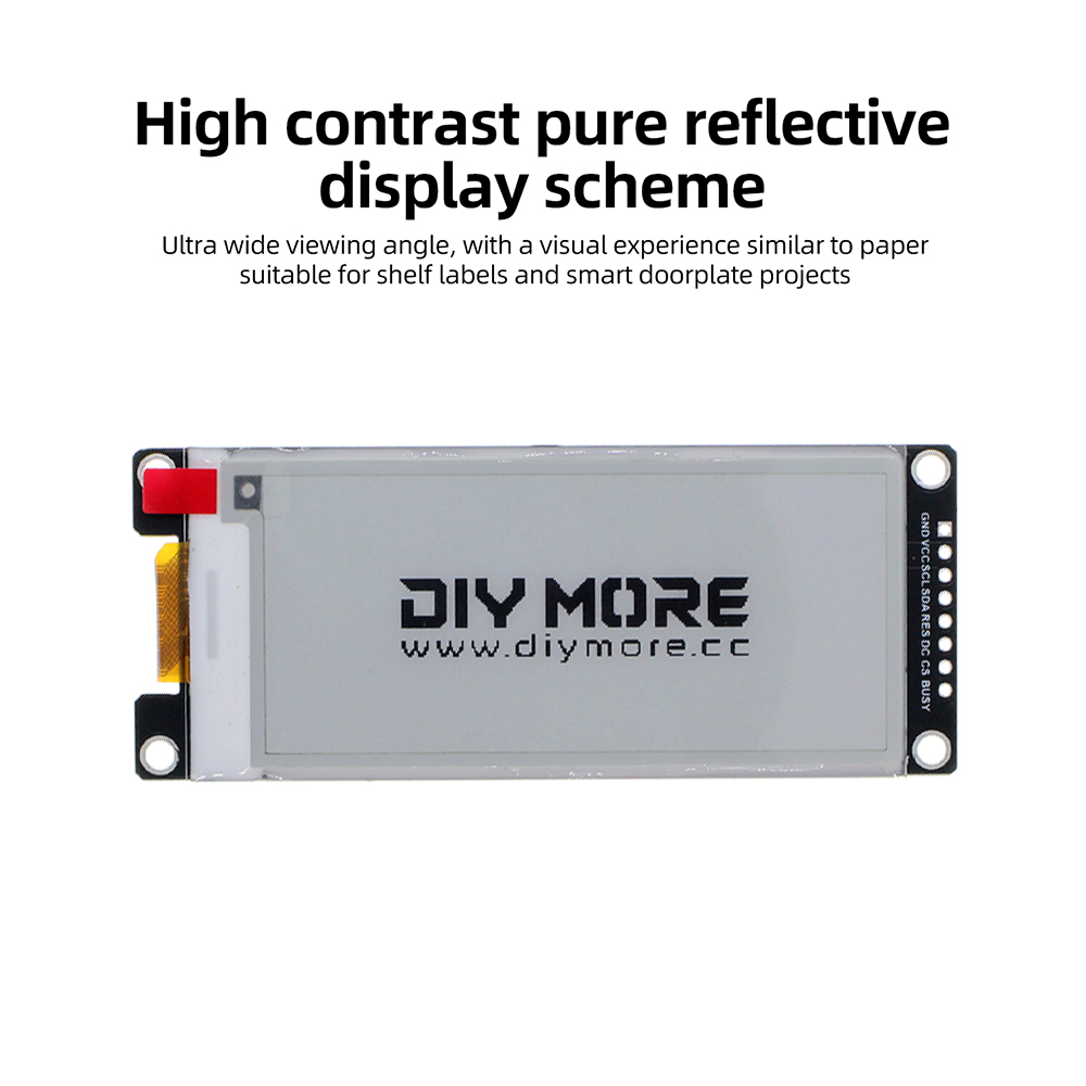 2,9'' Siyah Beyaz Kırmızı Sarı - Display Epaper 2.9 incelemesi ve fiyatı